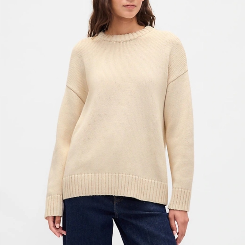 Gap oversized cotton Cream Sweater